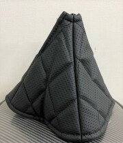 シフトブーツカバー(チェンジブーツカバー）キルト ゴルフブラック