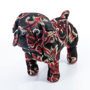 金華山 華恋 ブルドッグ ぬいぐるみ 300ｍｍ×380ｍｍ
