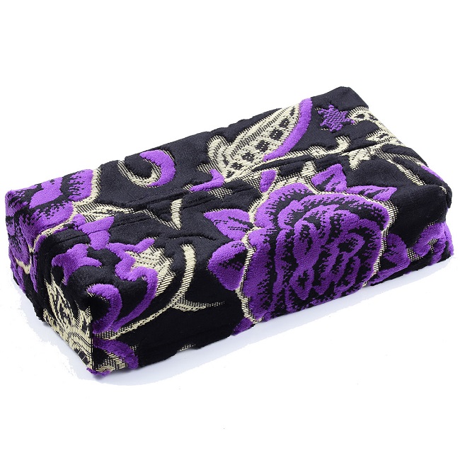 ティッシュカバー　（ティッシュ付） モンブランローズ