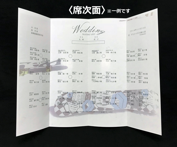 席次表＆プロフィール　スノボ