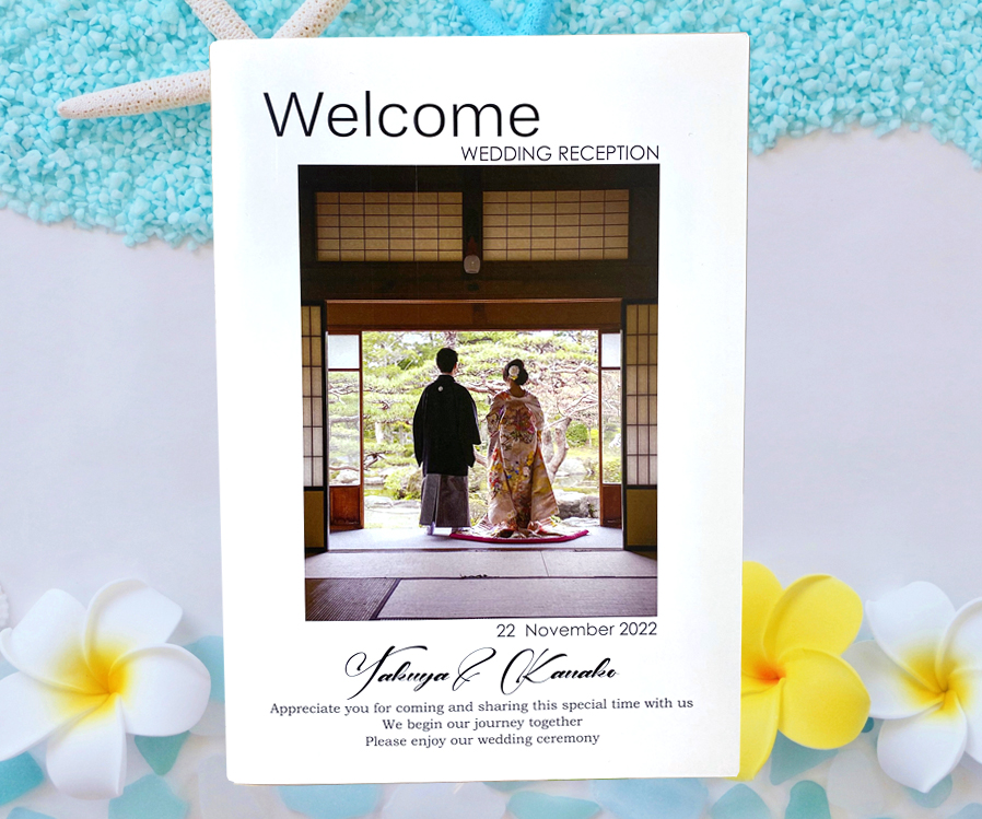 少人数用　席次表＆プロフ　「フォトB」