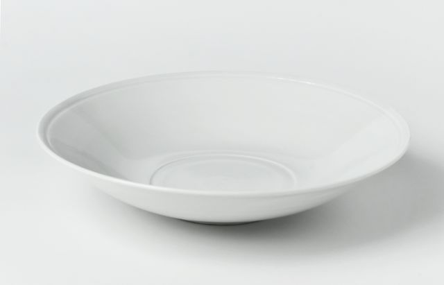 水野克俊 41 白磁面取ペルシア8寸鉢 ｜ 暮らしのうつわ花田 和食器 通販