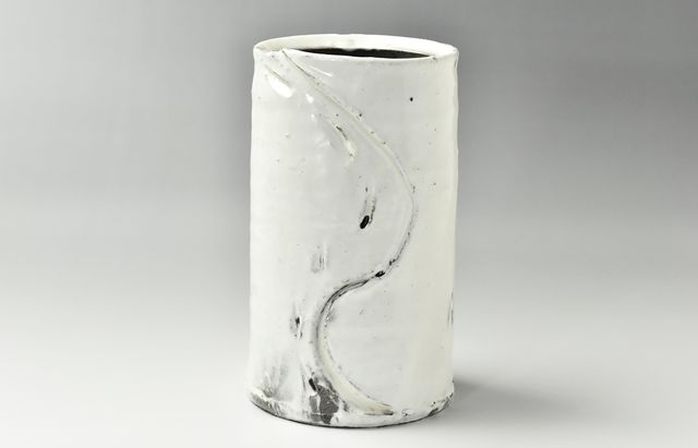 川村宏樹 粉引原土砧花入 ｜ 暮らしのうつわ花田 和食器 通販