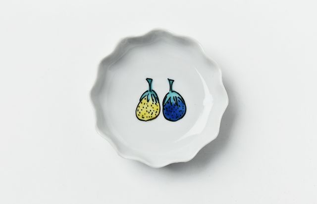 正木春蔵 色絵染附 鳥魚文楕円筒 ｜ 暮らしのうつわ花田 和食器 通販