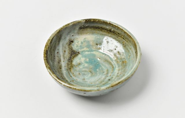 織部菓子器角皿 陶雅 角皿 織部椿 切立菓子器 [1個入] tga-5118-259（直送品