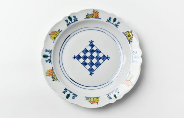 瀧田操 ルリ釉リム深皿 ｜ 暮らしのうつわ花田 和食器 通販