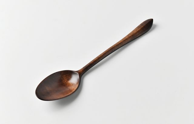 平岡正弘 スープスプーンショート イタヤカエデ（拭漆） ｜ 暮らしの