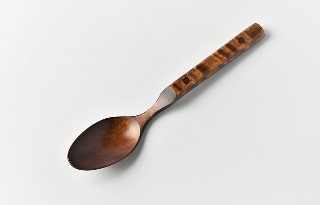 平岡正弘 スープスプーンショート イタヤカエデ（拭漆） ｜ 暮らしの
