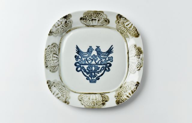 古川桜 5E 猪鹿蝶五角中鉢 ｜ 暮らしのうつわ花田 和食器 通販