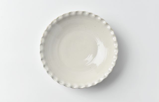 新品】余宮隆 青釉輪花4寸皿 2枚セット