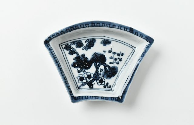 岩永浩 更紗楕円文楕円皿 ｜ 暮らしのうつわ花田 和食器 通販