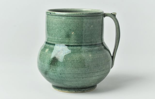 林拓児 54B 緑釉花入小 ｜ 暮らしのうつわ花田 和食器 通販