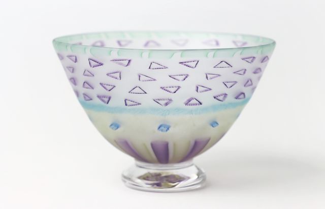 生島明水 アイスクリームグラス 2セット ガラス作家 生島明水 アイスクリームグラスHM ｜ 暮らしのうつわ花田 和食器 通販