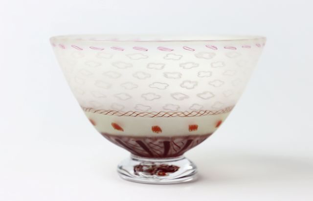 生島明水 アイスクリームグラス 2セット ガラス作家 生島明水 アイスクリームグラス 2セット ガラス作家 生島明水 アイス