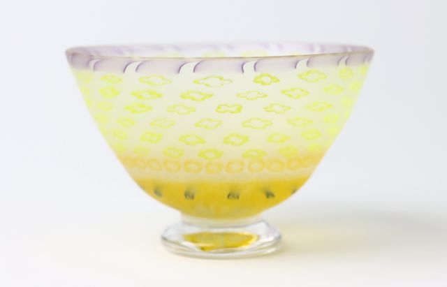 生島明水 アイスクリームグラス 2セット ガラス作家 生島明水 アイス