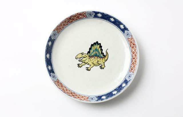 松浦コータロー 20 青瓷彫花ヴェロキラプトル菱形稜花向付 ｜ 暮らしの