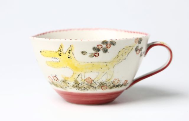 松浦ナオコ 7 色絵馬文小皿 ｜ 暮らしのうつわ花田 和食器 通販