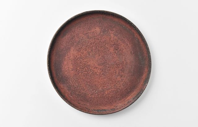 野口悦士 244 緑青平皿 ｜ 暮らしのうつわ花田 和食器 通販