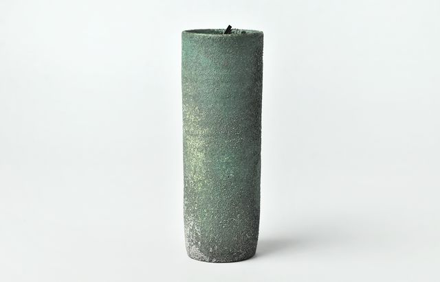 野口悦士 249 緑青筒掛花入 ｜ 暮らしのうつわ花田 和食器 通販