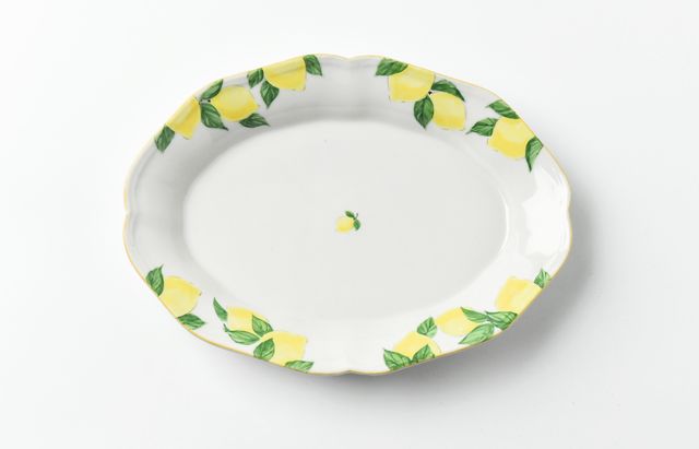阿部慎太朗 20 八角深皿（檸檬） ｜ 暮らしのうつわ花田 和食器 通販