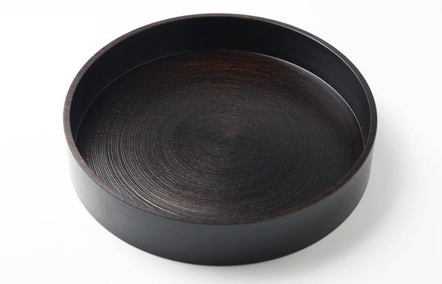 ふじい製作所 26B 欅の盆 漆 ｜ 暮らしのうつわ花田 和食器 通販