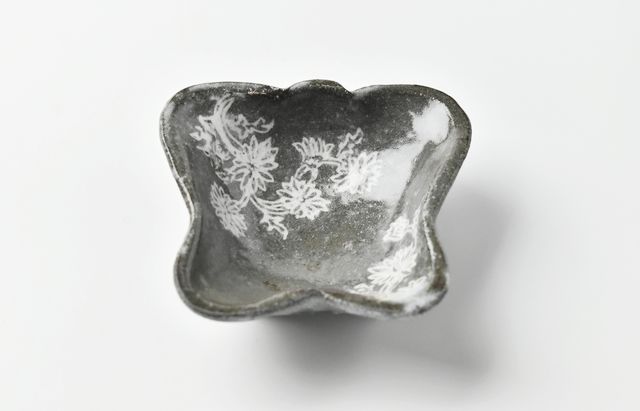 土本訓寛 7寸鉢 鶴 土本訓寛 7寸鉢 鶴 土本訓寛7寸鉢 鶴