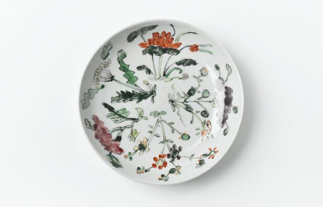 廣野俊彦 4 五彩柘榴繪鉢 ｜ 暮らしのうつわ花田 和食器 通販