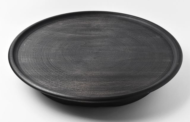 ふじい製作所　1点もの　欅丸盆 ふじい製作所 1点もの 欅丸盆