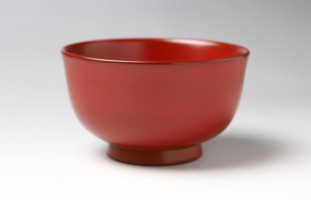 岩舘隆（浄法寺）端反椀 朱（4.2寸） 作家｜和食器 通販 暮らしの