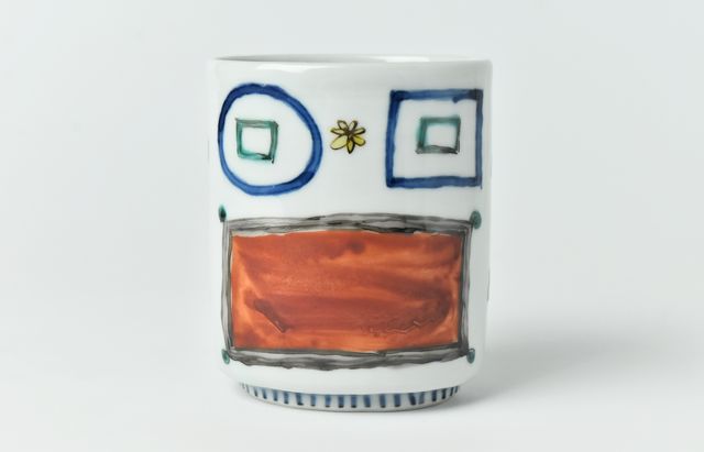 正木春蔵 色絵牡丹文マグカップ 正木春蔵 色絵染附 草花文マグカップ ｜ 暮らしのうつわ花田 和