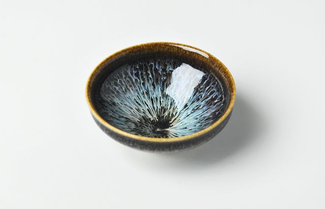 幹山繁太 16 墨呉須漢詩絵盃 ｜ 暮らしのうつわ花田 和食器 通販