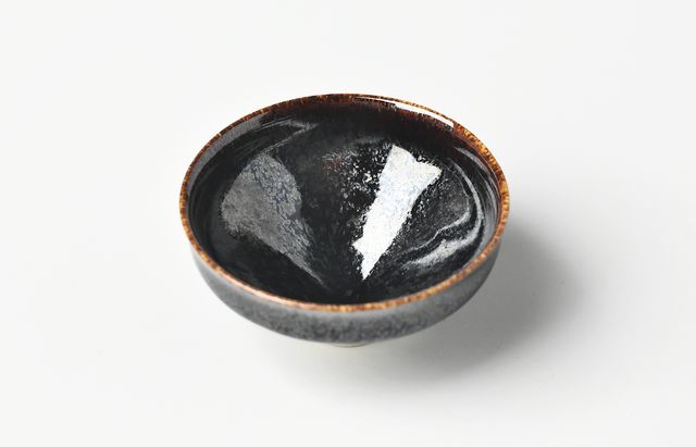 幹山繁太 16 墨呉須漢詩絵盃 ｜ 暮らしのうつわ花田 和食器 通販