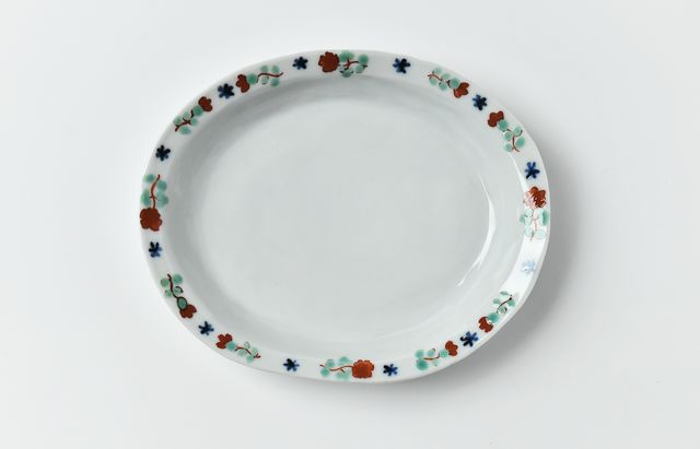 九谷青窯 81 色絵六角皿 ｜ 暮らしのうつわ花田 和食器 通販