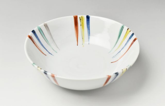 ほたる窯 内外五色文鉢