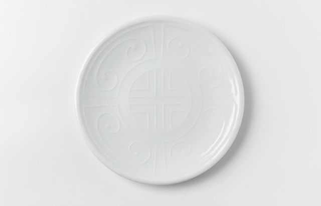 水野克俊 49 白磁口紅花形皿 ｜ 暮らしのうつわ花田 和食器 通販