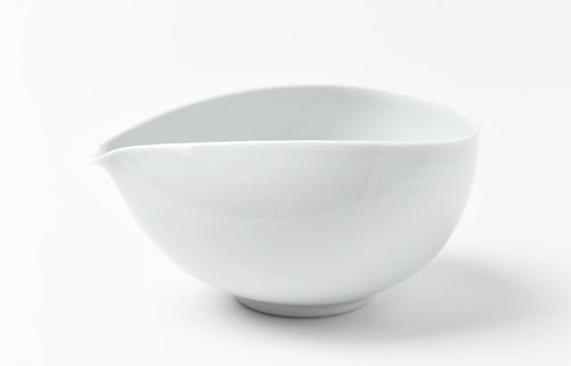 水野克俊　茶碗　6個セット 白磁：白磁六角長皿・水野克俊《小皿・16.7cm》 : 和食器の愉しみ 工芸