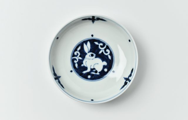岩永浩 オーバル皿 大皿 楕円皿 染付 岩永浩 オーバル皿 大皿 楕円皿 染付 岩永浩 更紗楕円文楕円皿