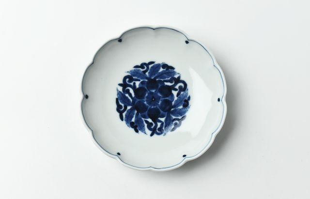 岩永浩 更紗楕円文楕円皿 ｜ 暮らしのうつわ花田 和食器 通販