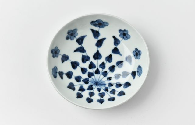 岩永浩 更紗楕円文楕円皿 ｜ 暮らしのうつわ花田 和食器 通販