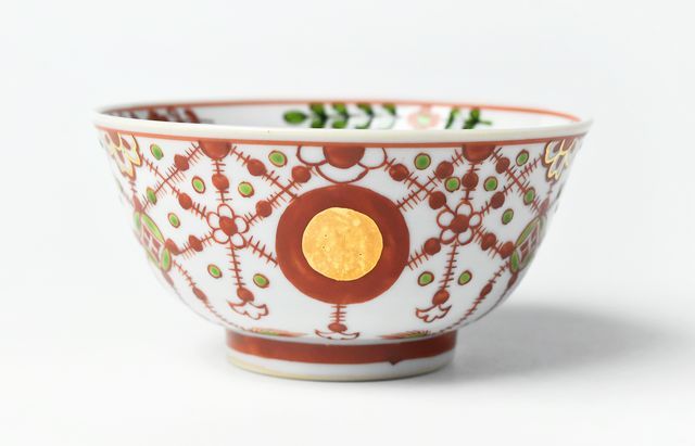 松浦コータロー 12 九谷手双虎文レンゲ小付 ｜ 暮らしのうつわ花田 和