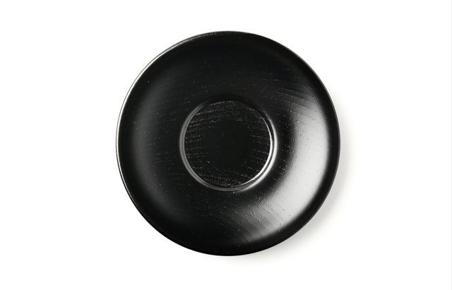 花田 茶托4寸黒メハジキ【H】