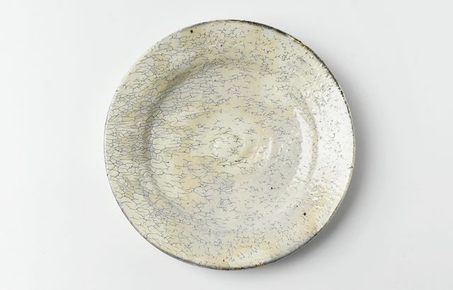 九谷青窯 88 印判うず巻8寸皿 ｜ 暮らしのうつわ花田 和食器 通販