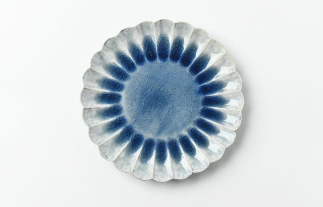 雪ノ浦裕一 藍釉鎬小皿 ｜ 暮らしのうつわ花田 和食器 通販
