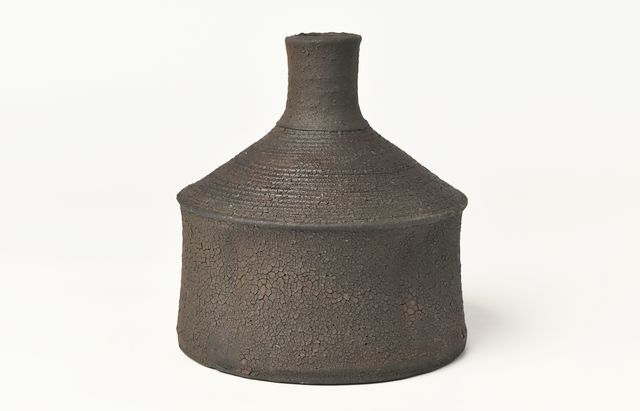 雪ノ浦裕一 14B 漆黒砧花器 ｜ 暮らしのうつわ花田 和食器 通販