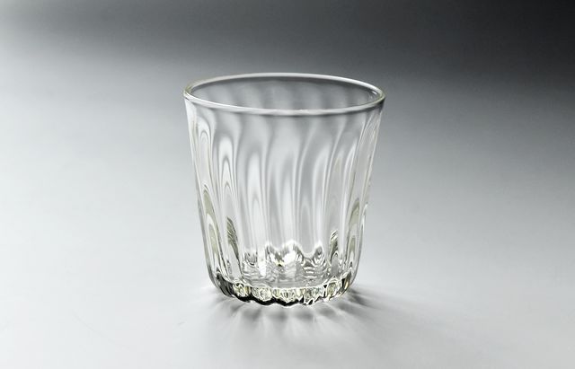 中山孝志（硝子工房 風花） タテモールぐい呑 ｜ 暮らしのうつわ花田
