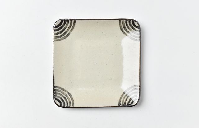 吉田学 水墨四方皿 ｜ 暮らしのうつわ花田 和食器 通販