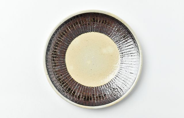 杉本寿樹 16 長石釉鉄絵角皿4寸 ｜ 暮らしのうつわ花田 和食器 通販