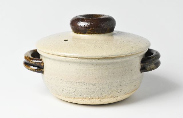 杉本寿樹 黄瀬戸かゆ小鍋｜ 暮らしのうつわ花田 和食器 通販