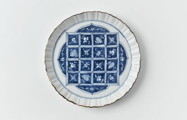 吉岡将弐 松笠文6寸輪花皿 ｜ 暮らしのうつわ花田 和食器 通販