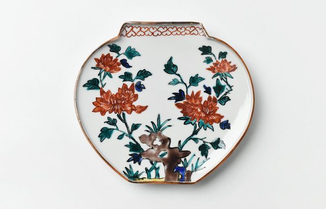 山本恭代 色絵花唐草長皿A ｜ 暮らしのうつわ花田 和食器 通販